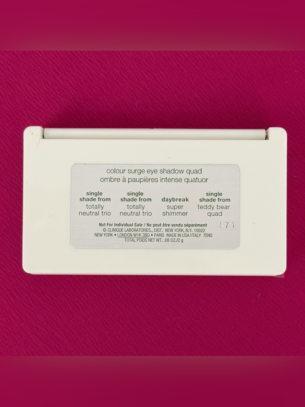 Clinique color surge eyeshadow quad palettes X2. New !!! - Picture 7 of 9